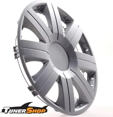 Immagine prodotto di 4 copricerchi Tunershop 15 pollici Cosmos argento compatibile con Audi Daewoo Hyundai Lexus Nissan Seat Toyota