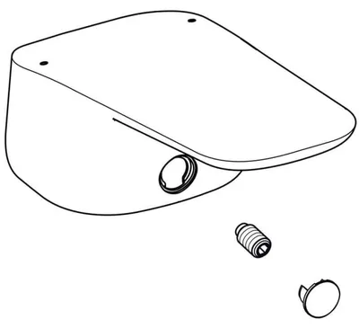 Obrázok produktu pre IDEAL STANDARD B961375AA Griffhebel Ceraflex, mit Logo, Chrom