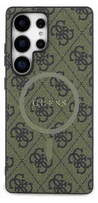 Produktbild von GUESS Tasche passend für SAMSUNG S25 Ultra GUHMS25LG4GFRW (Magnetische Polyurethan4G Ring Classic Logo) braun