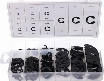 Zdjęcie produktu dla Kraft&Dele KD10484 zestaw montażowy do pierścieni ustalających E-CLIPS 300szt