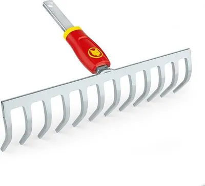 Zdjęcie produktu dla WOLF-Garten DR-M 30, Grabie ogrodowe, Czerwony, Srebrny, Stal, 1 szt., 300 mm