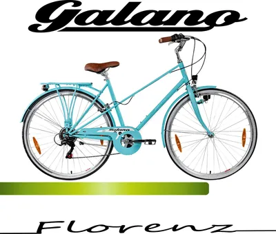 Immagine prodotto di Galano Florenz bici da donna 28 pollici city bike 155 - 185 cm city bike con 6 marce bici retrò