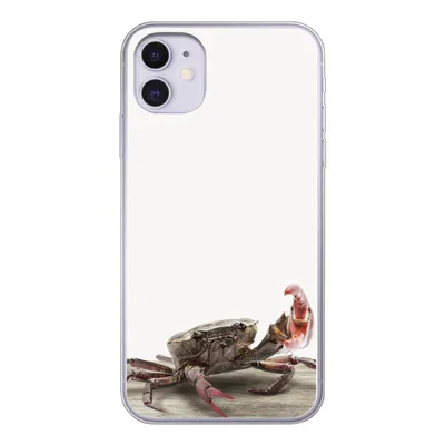 Produktbild von MuchoWow® Handyhülle Schutzhülle Hülle für iPhone 11 Kinder - Krabbe - Meerestiere - Jungen - Mädchen - Kinder Silikon Softcase Handy Hülle - Handytasche