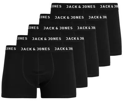 Produktbild von JACK & JONES Herren Jack & Jones Boxershorts 5er Pack Trunks Stretch Unterhose JACHUEY Größe: M