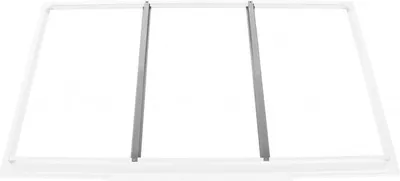 A metal frame structure on a white background.