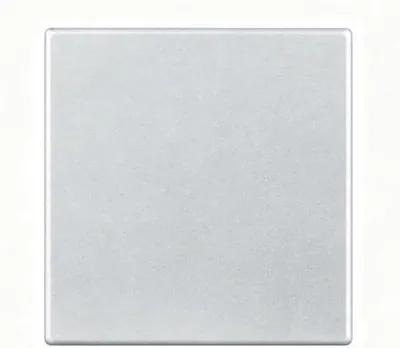Productafbeelding van 3 stuks zilveren blinde wandplaat - ABS-kunststof