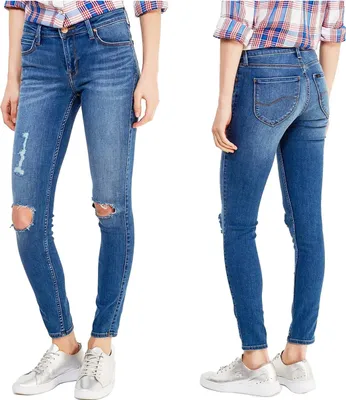 Produktbild von LEE, Damen Jeanshose, Skinny fit, JODEE, W28 L33, Blau, Jeans, baggyjeans, buggy