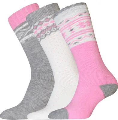 Obrázok produktu pre Dámske ponožky do topánok (3 balenia) 1243 (37 EU - 42 EU) (biela/sivá/ružová)