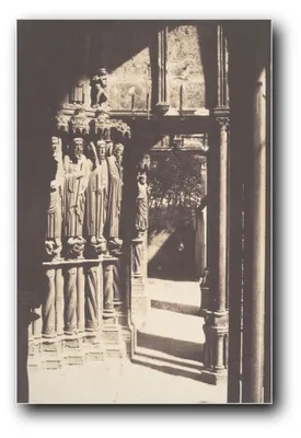 Produktbild von Kunstdruck „Südportal der Kathedrale von Chartres“ von Charles Marville – 60 x 90 cm – ungerahmt