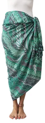 Productafbeelding van Mienloco Damen Sarong Pareo Stranddoek van 100% viscose – lichtgewicht wikkeldoek/sjaal