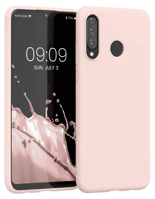Produktbild von kwmobile Handyhülle für Huawei P30 Lite Hülle - TPU Case - Kabelloses Laden - Schutzhülle Cover in Coconut Swirl