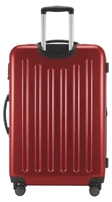 Image de Alex - Grande valise rigide pour bagages enregistrés avec extension Trolley Valise à roulettes Check-In Valise de voyage XL 75 cm, 119 L, 4 roulettes, brillant,Rouge