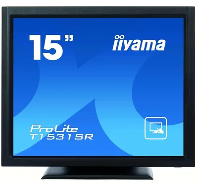 Produktbild von iiyama ProLite T1531SR-B3, 38,1 cm (15"), 1024 x 768 Pixel, LED, 8 ms, Schwarz