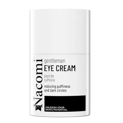 Produktbild von Nacomi Gentleman Augencreme mit Peptiden und Koffein, reduziert Schwellungen und Augenringe, 30ml