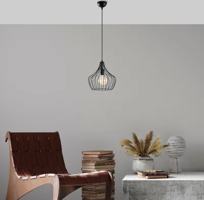 Immagine prodotto di Opviq, Mezopotamya - N-1277, Lampadario, Nero, Metallo, 27 x 27 x 126 cm
