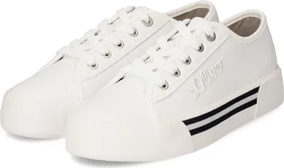 Produktbild von s.Oliver Damen-Sneaker-Schnürhalbschuh Weiß, Farbe:weiß, EU Größe:36