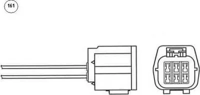 Produktbild von NTK von NGK 90663 Lambdasonde für MAZDA 6 Kombi (GH) vor-Kat