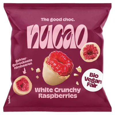 Produktbild von nucao Schokofrüchte White Crunchy Raspberries 50g