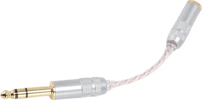 Zdjęcie produktu dla Kabel adapterowy słuchawkowy z wtykiem męskim 6,35 mm na wtyk żeński 4,4 mm, pasujący do urządzeń audio Moukey MPAMP1