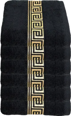 Produktbild von 6 er Set Julie Julsen Handtuch 50 cm x 100 cm 50x100,SCHWARZ-GOLD