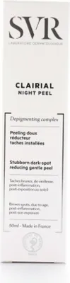 Image de SVR Clairial Night Peel 50ML - Gentle Exfoliating Formula
