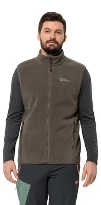 Produktbild von Jack Wolfskin Herren Waldsteig Fz Vest M Weste, Cold Coffee/Cold Coffee, S EU