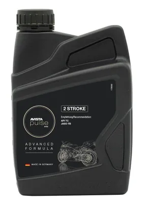 Produktbild von AVISTA OIL 12x AVISTA Pulse Evo 2 Stroke 2-Takt Öl Zweitaktöl für Motorroller, Roller, Simson, erfüllt API TC / JASO FB 1L