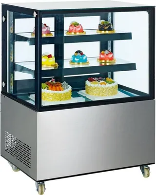 Produktbild von KBS Kuchen Tortenvitrine Cube 270 Liter 915x675x1210 mm Steckerfertig 230 Volt