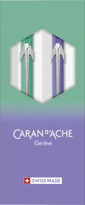 Image de CARAN D'ACHE 8490703 CARAN D'ACHE Set d'instruments d'écriture BOREALIS, vert / violet