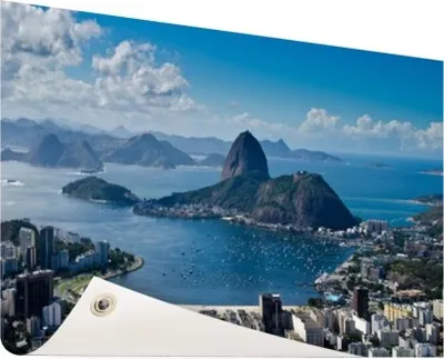 Produktbild von Gartenposter - 60x40 cm - Rio de Janeiro Landschaft  - Modernes Wandbilder - Amerikanische Städte