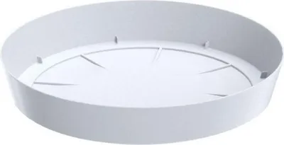 Zdjęcie produktu dla spodek 12,5cm LOFLY PPLF125-S449 biały plastik PROSPERPLAST