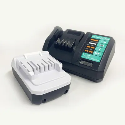Akkuset 18 V 2,0 Ah + Ladegerät, kompatibel mit Makita