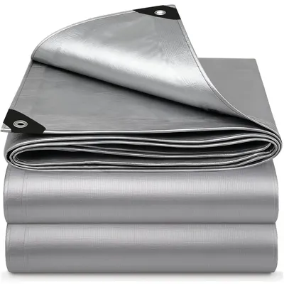 Image de Omgoods - Bâche 3x6 m - Bâche imperméable et stabilisée contre les UV, avec œillets pour une protection optimale