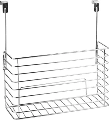 Produktbild von Aufbewahrungskorb Schrankorganizer Küchenablage zum Aufhängen mDesign Silber