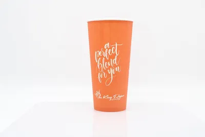 Produktbild von 500x Kaffeebecher Perfect Blend Papierbecher PE beschichtet 22 oz / 650ml Orange
