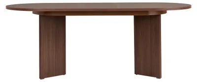 Produktbild von Skye Decor, Erweiterbarer Esstisch, Walnuss, 160 x 90 cm (ausziehbar auf 200 cm) | 100% melaminbeschichtete Spanplatte, 25 mm dick | Metallrahmen, modernes Design für Ihr Zuhause.