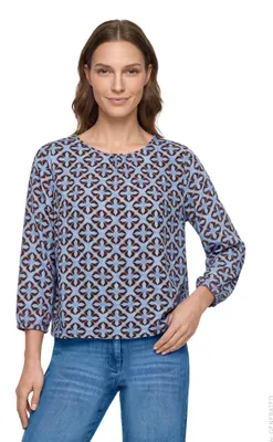 Produktbild von Betty Barclay Bluse Kurz 1/1 Arm Blue/Brown 46