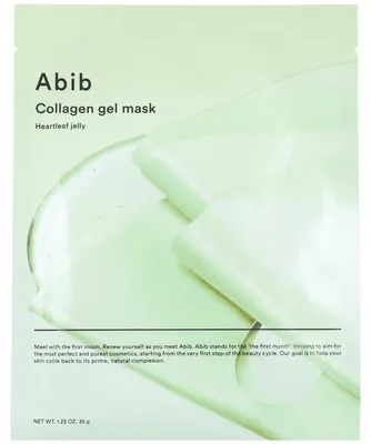 Produktbild von Abib Collagen Gelmaske Heartleaf Jelly 35g Hydrogel-Gesichtsmaske