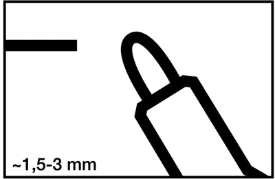 Produktbild von Edding 250 Boardmarker blau 1,5-3mm Rundspitze