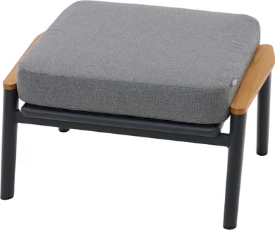 Produktbild von Siena Garden Cortina Loungehocker grau