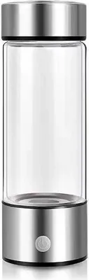 Obrázok produktu pre Výrobník vodíkovej vody, fľaša, 420 ml, dobíjateľná, USB, posilňuje metabolizmus, prenosný generátor, 220 V, strieborná