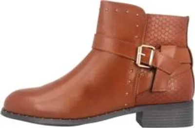 Produktbild von Fitters Footwear Alma Stiefeletten in Übergrößen Braun 2.239210 Brandy große Damenschuhe