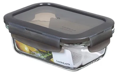 Image de LOCK&LOCK Boîte de conservation Boroseal rectangulaire 380ml 15x11x5,7cm