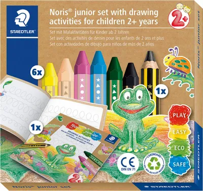 Zdjęcie produktu dla STAEDTLER Wachsmalkreide Noris junior Bastel-Set retail