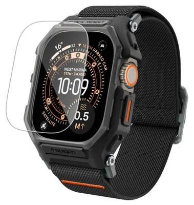 Zdjęcie produktu dla Spigen Lite Fit Pro, Etui + opaska, Smartwatch, Czarny, Apple, Watch Ultra 3/2/1 (49mm), Termoplastyczne elastomery poliuretanowe (TPU)