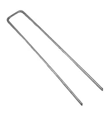 Produktbild von 200 Stück Erdanker aus Gehärtetem Stahl 150 mm Lang Gartenheftklammern