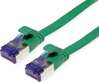 Produktbild von VALUE Patchkabel Cat.6A (Class EA) FTP, extra-flach, grün, 5 m