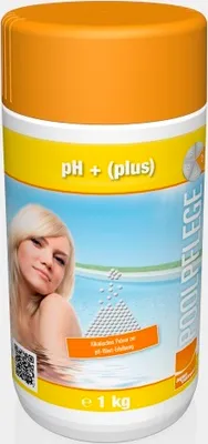 Produktbild von Steinbach Group pH plus Granulat 1 kg für Pool & Whirlpool, chlorierte & Salzwasser-Pools geeignet, verhindert Korrosion
