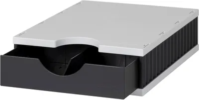 Image de styro 268-0101.9895S styro Station de tri styrodoc uno SET, 1 casier, noir/gris