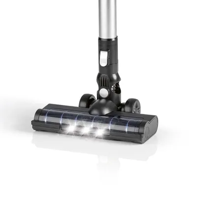 Image de CLEAN Edition Aspirateur cyclonique sans fil | 22,2 V | Suceur brosse 2 en 1, suceur pour fentes | Filtre HEPA-13 pour personnes allergiques | Gris